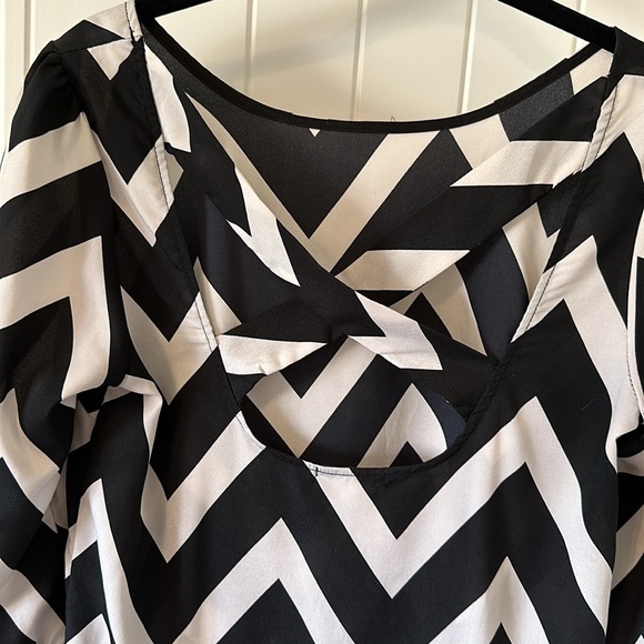 Charlotte Russe Chevron Dress - Picture 2 of 4